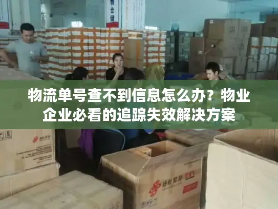 物流单号查不到信息怎么办？物业企业必看的追踪失效解决方案