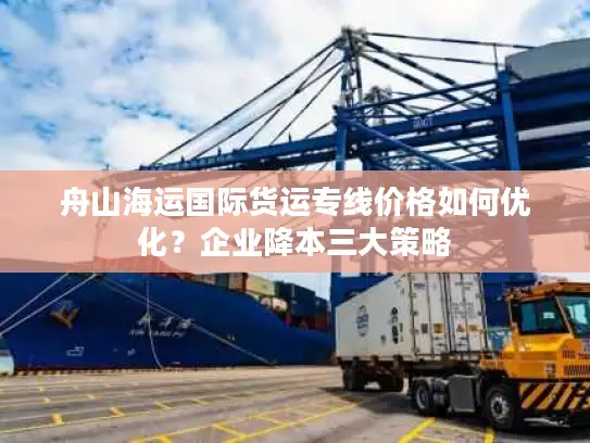 舟山海运国际货运专线价格如何优化？企业降本三大策略