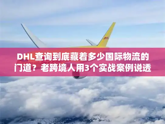 DHL查询到底藏着多少国际物流的门道？老跨境人用3个实战案例说透