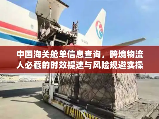 中国海关舱单信息查询，跨境物流人必藏的时效提速与风险规避实操技巧