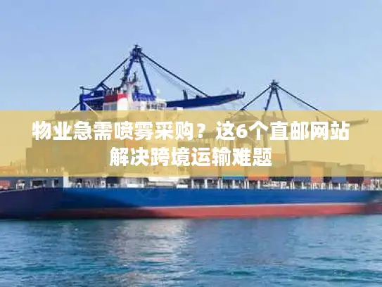 物业急需喷雾采购？这6个直邮网站解决跨境运输难题