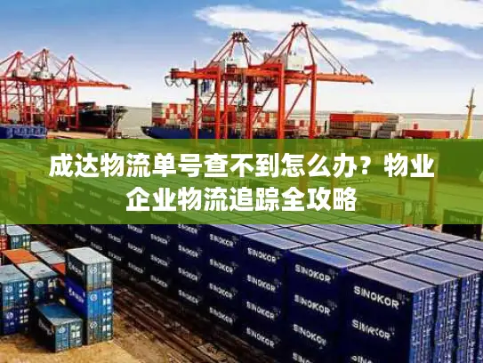 成达物流单号查不到怎么办？物业企业物流追踪全攻略