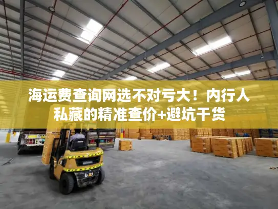 海运费查询网选不对亏大！内行人私藏的精准查价+避坑干货
