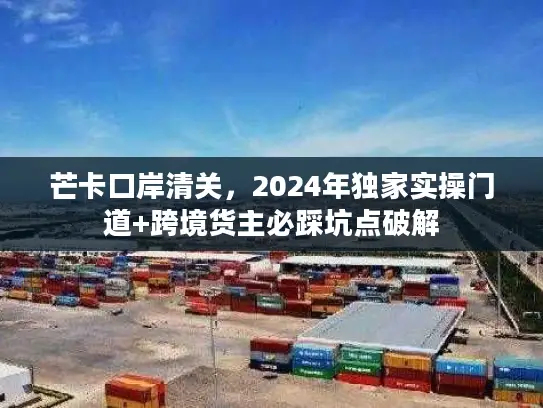 芒卡口岸清关，2024年独家实操门道+跨境货主必踩坑点破解