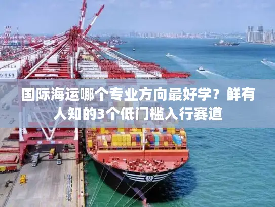国际海运哪个专业方向最好学？鲜有人知的3个低门槛入行赛道