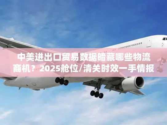 中美进出口贸易数据暗藏哪些物流商机？2025舱位/清关时效一手情报