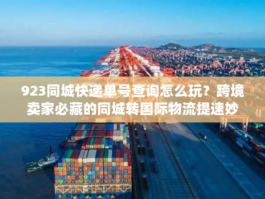 923同城快递单号查询怎么玩？跨境卖家必藏的同城转国际物流提速妙招