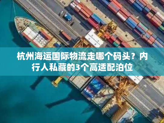 杭州海运国际物流走哪个码头？内行人私藏的3个高适配泊位