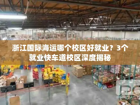 浙江国际海运哪个校区好就业？3个就业快车道校区深度揭秘