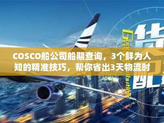 COSCO船公司船期查询，3个鲜为人知的精准技巧，帮你省出3天物流时效