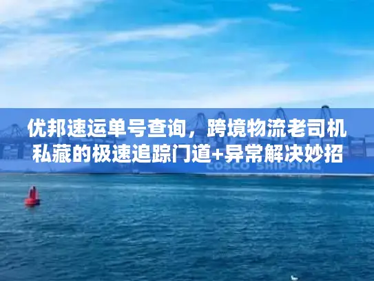 优邦速运单号查询，跨境物流老司机私藏的极速追踪门道+异常解决妙招