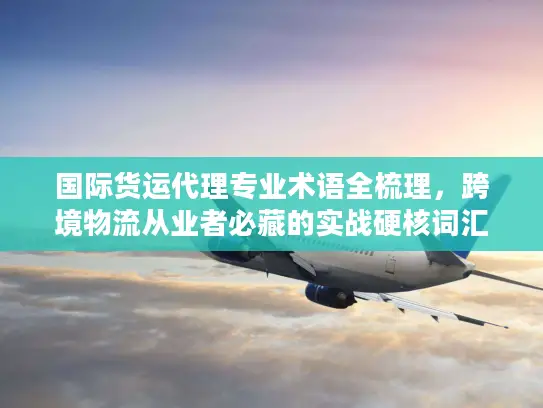 国际货运代理专业术语全梳理，跨境物流从业者必藏的实战硬核词汇表