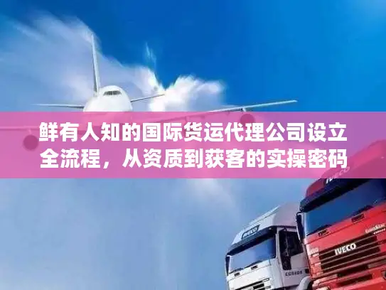 鲜有人知的国际货运代理公司设立全流程，从资质到获客的实操密码