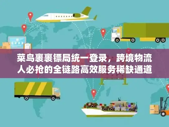 菜鸟裹裹镖局统一登录，跨境物流人必抢的全链路高效服务稀缺通道