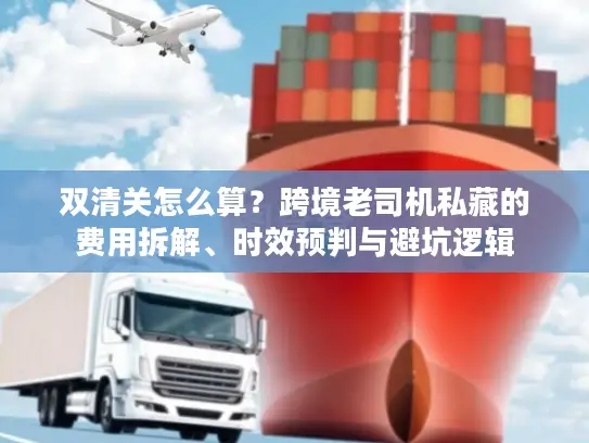 双清关怎么算？跨境老司机私藏的费用拆解、时效预判与避坑逻辑