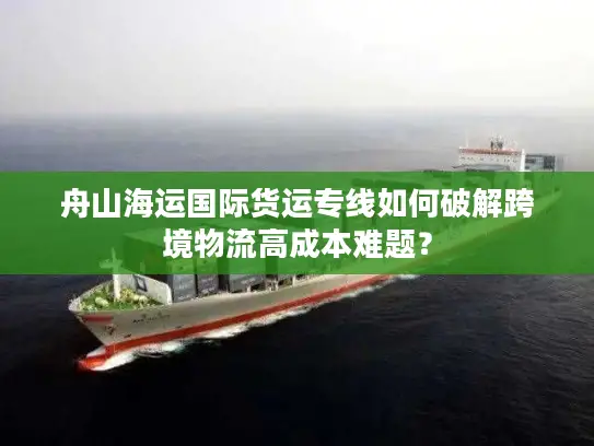 舟山海运国际货运专线如何破解跨境物流高成本难题？