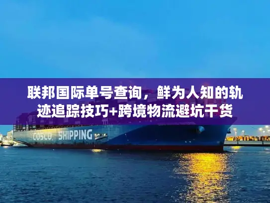联邦国际单号查询，鲜为人知的轨迹追踪技巧+跨境物流避坑干货