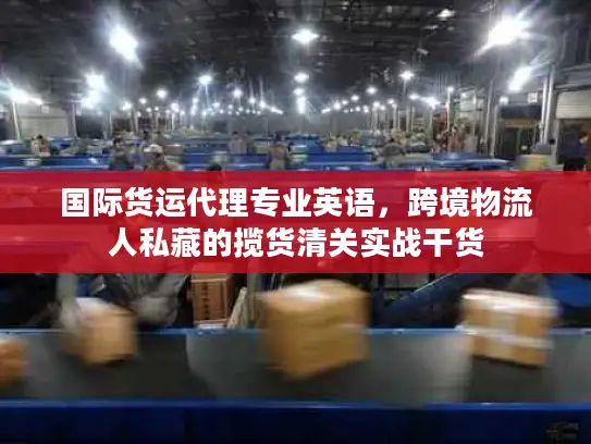 国际货运代理专业英语，跨境物流人私藏的揽货清关实战干货