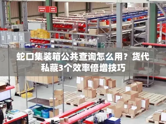 蛇口集装箱公共查询怎么用？货代私藏3个效率倍增技巧