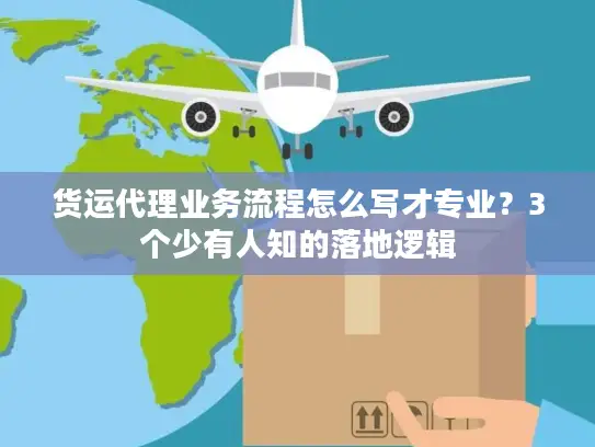 货运代理业务流程怎么写才专业？3个少有人知的落地逻辑