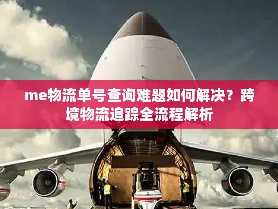 me物流单号查询难题如何解决？跨境物流追踪全流程解析