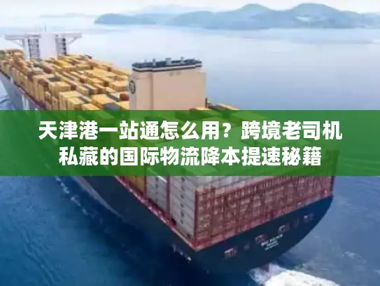 天津港一站通怎么用？跨境老司机私藏的国际物流降本提速秘籍
