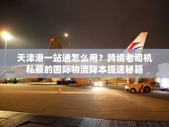 天津港一站通怎么用？跨境老司机私藏的国际物流降本提速秘籍