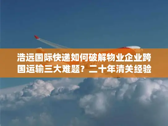 浩远国际快递如何破解物业企业跨国运输三大难题？二十年清关经验团队实测报告