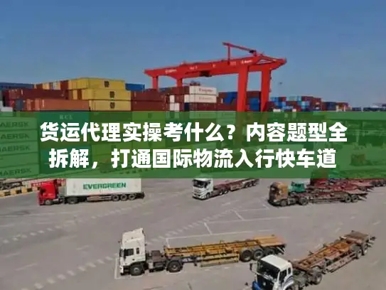 货运代理实操考什么？内容题型全拆解，打通国际物流入行快车道