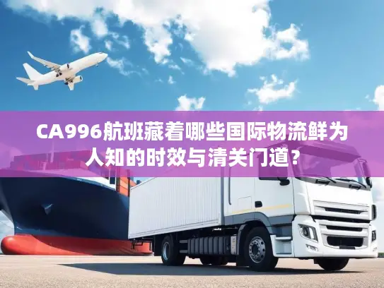 CA996航班藏着哪些国际物流鲜为人知的时效与清关门道？