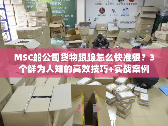 MSC船公司货物跟踪怎么快准狠？3个鲜为人知的高效技巧+实战案例