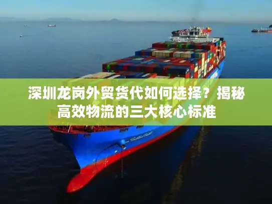 深圳龙岗外贸货代如何选择？揭秘高效物流的三大核心标准