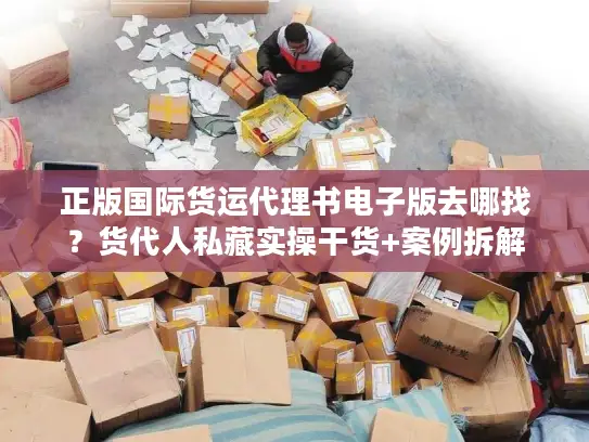 正版国际货运代理书电子版去哪找？货代人私藏实操干货+案例拆解