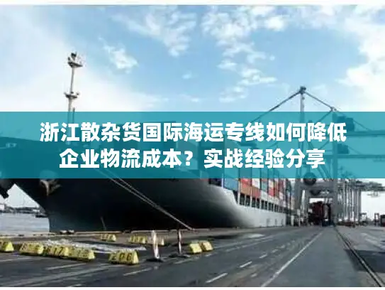 浙江散杂货国际海运专线如何降低企业物流成本？实战经验分享