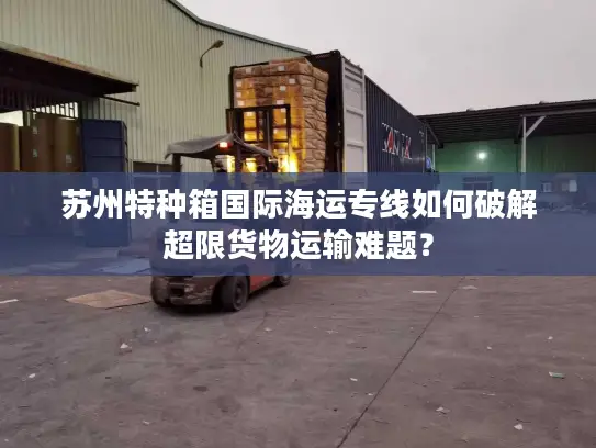 苏州特种箱国际海运专线如何破解超限货物运输难题？