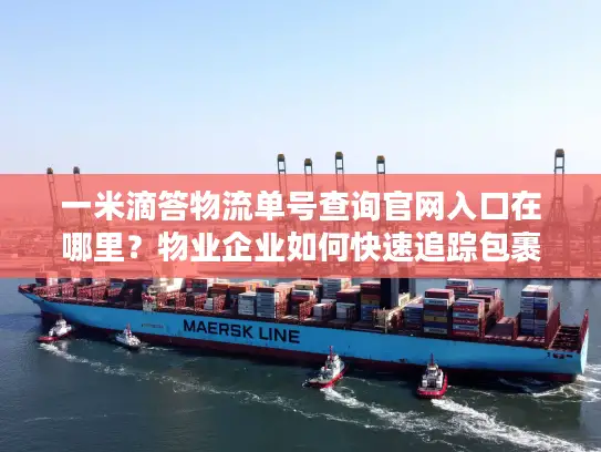 一米滴答物流单号查询官网入口在哪里？物业企业如何快速追踪包裹