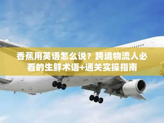 香蕉用英语怎么说？跨境物流人必看的生鲜术语+通关实操指南