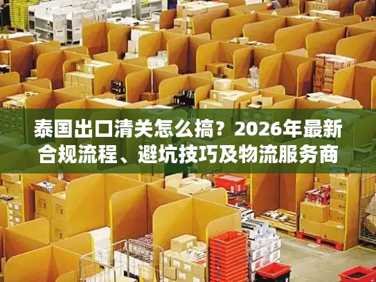 泰国出口清关怎么搞？2026年最新合规流程、避坑技巧及物流服务商甄选