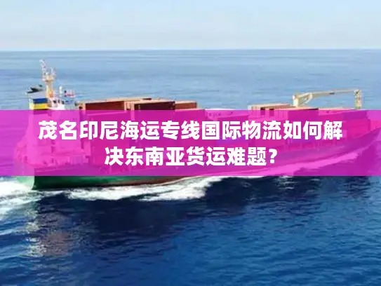 茂名印尼海运专线国际物流如何解决东南亚货运难题？