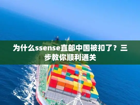 为什么ssense直邮中国被扣了？三步教你顺利通关