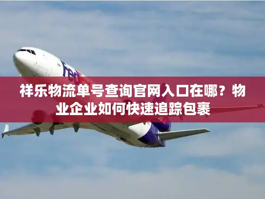 祥乐物流单号查询官网入口在哪？物业企业如何快速追踪包裹