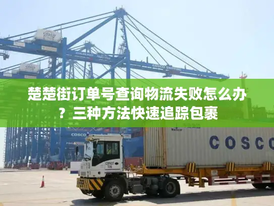 楚楚街订单号查询物流失败怎么办？三种方法快速追踪包裹