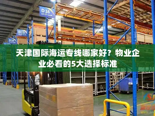 天津国际海运专线哪家好？物业企业必看的5大选择标准