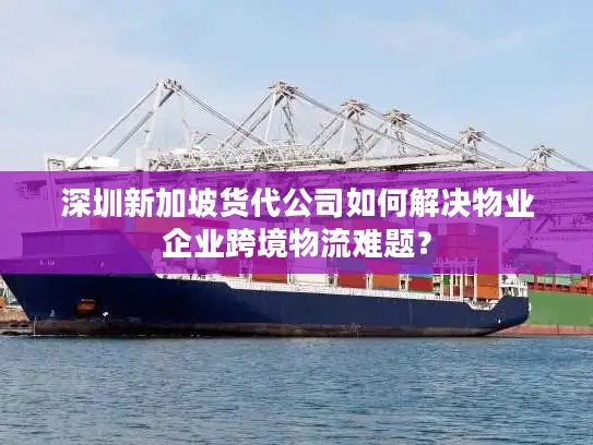 深圳新加坡货代公司如何解决物业企业跨境物流难题？