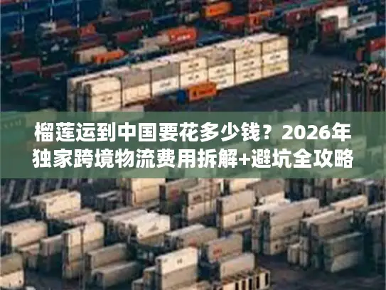 榴莲运到中国要花多少钱？2026年独家跨境物流费用拆解+避坑全攻略