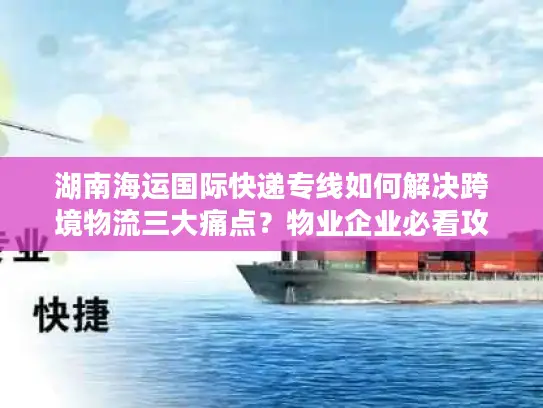 湖南海运国际快递专线如何解决跨境物流三大痛点？物业企业必看攻略