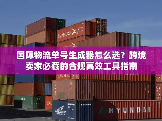 国际物流单号生成器怎么选？跨境卖家必藏的合规高效工具指南