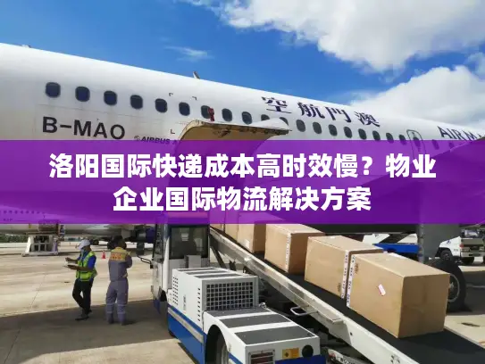 洛阳国际快递成本高时效慢？物业企业国际物流解决方案