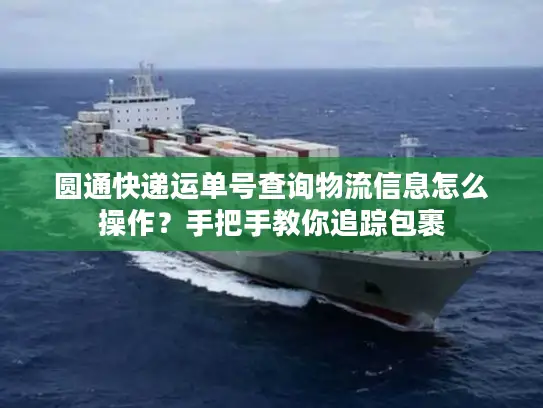 圆通快递运单号查询物流信息怎么操作？手把手教你追踪包裹