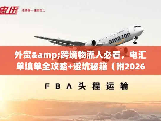 外贸&跨境物流人必看，电汇单填单全攻略+避坑秘籍（附2026最新合规数据）